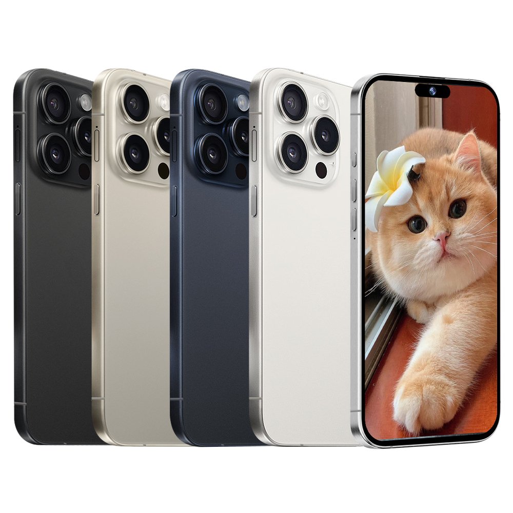 Selling original 15 Pro Max 16GB+1TB unlocked 5G smartphone 6800Mah fast charging 6.7inch large screen Android phone big screen
