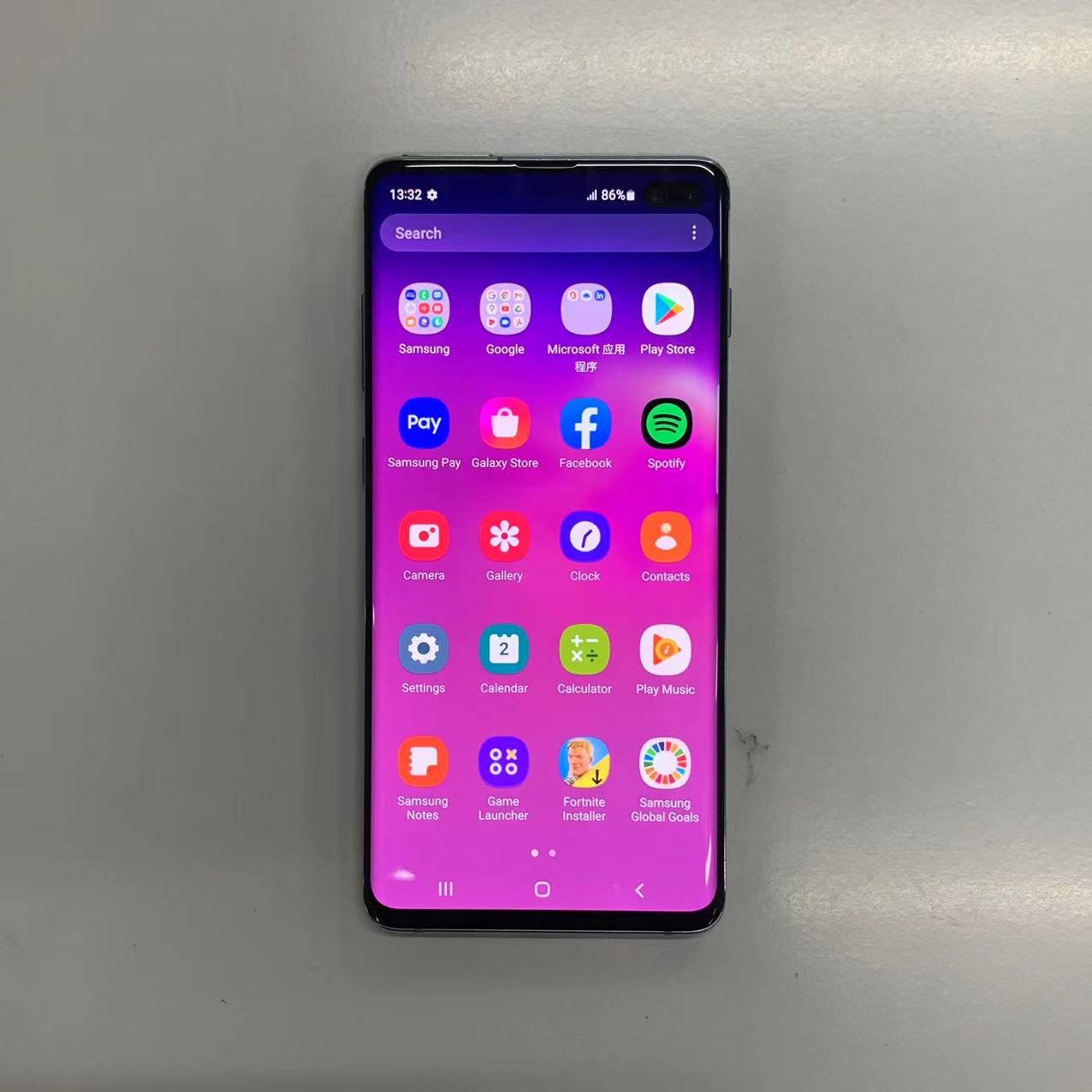 Cheap wholesale second-hand cell phone 6.4" Galaxy S10+ 4100mAh LTE used original mobile phone 4g 5g smartphone