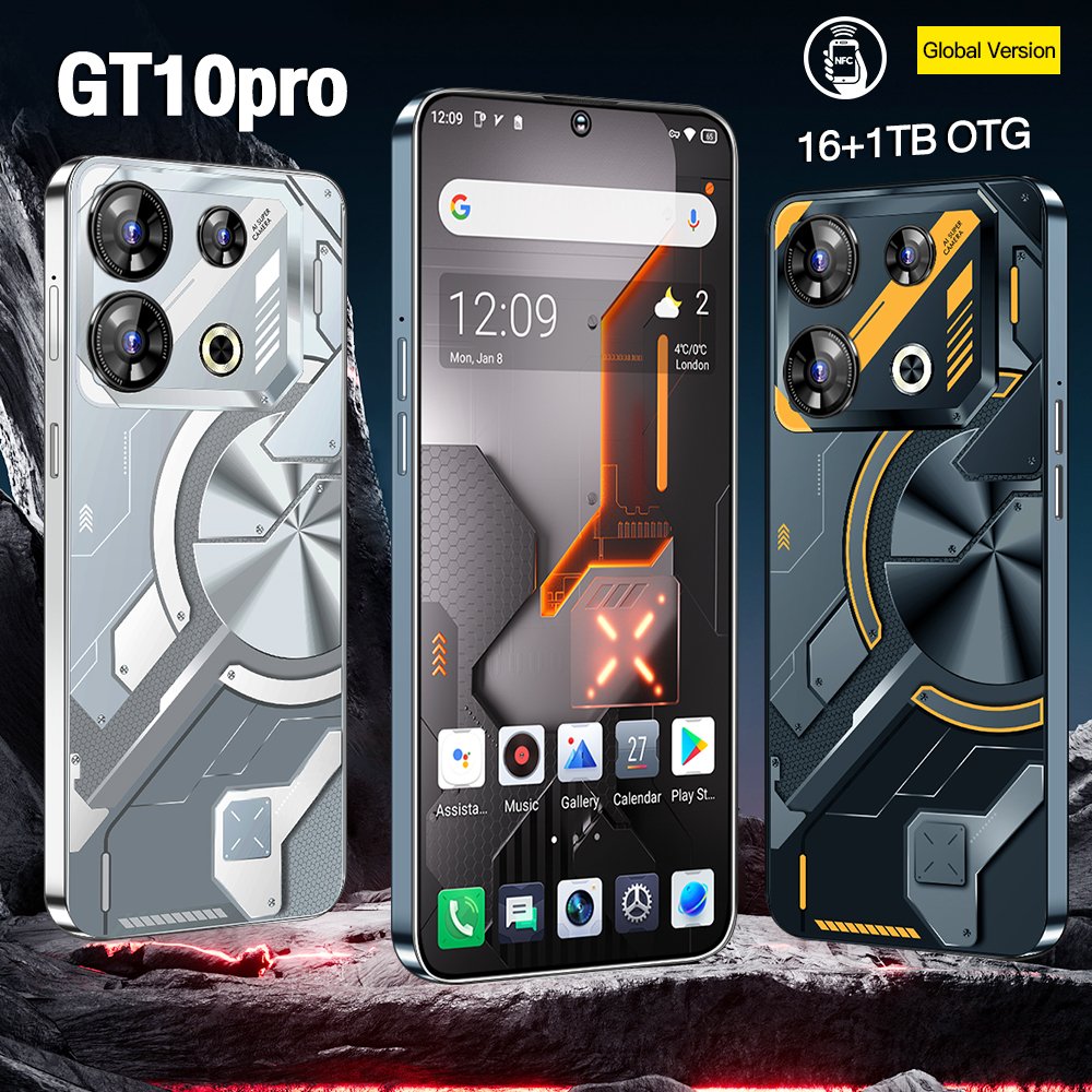 Tecno Mobile Phones GT10 NFC Feature Phone Original Smart Phone 5g Smartphone HD Lcd Gt 20 Pro 5g Mobile Phone Infinix Dual Core