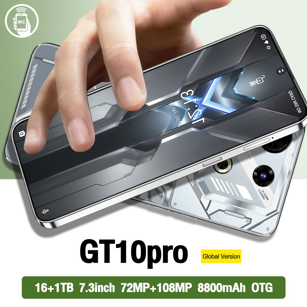 Tecno Mobile Phones GT10 NFC Feature Phone Original Smart Phone 5g Smartphone HD Lcd Gt 20 Pro 5g Mobile Phone Infinix Dual Core