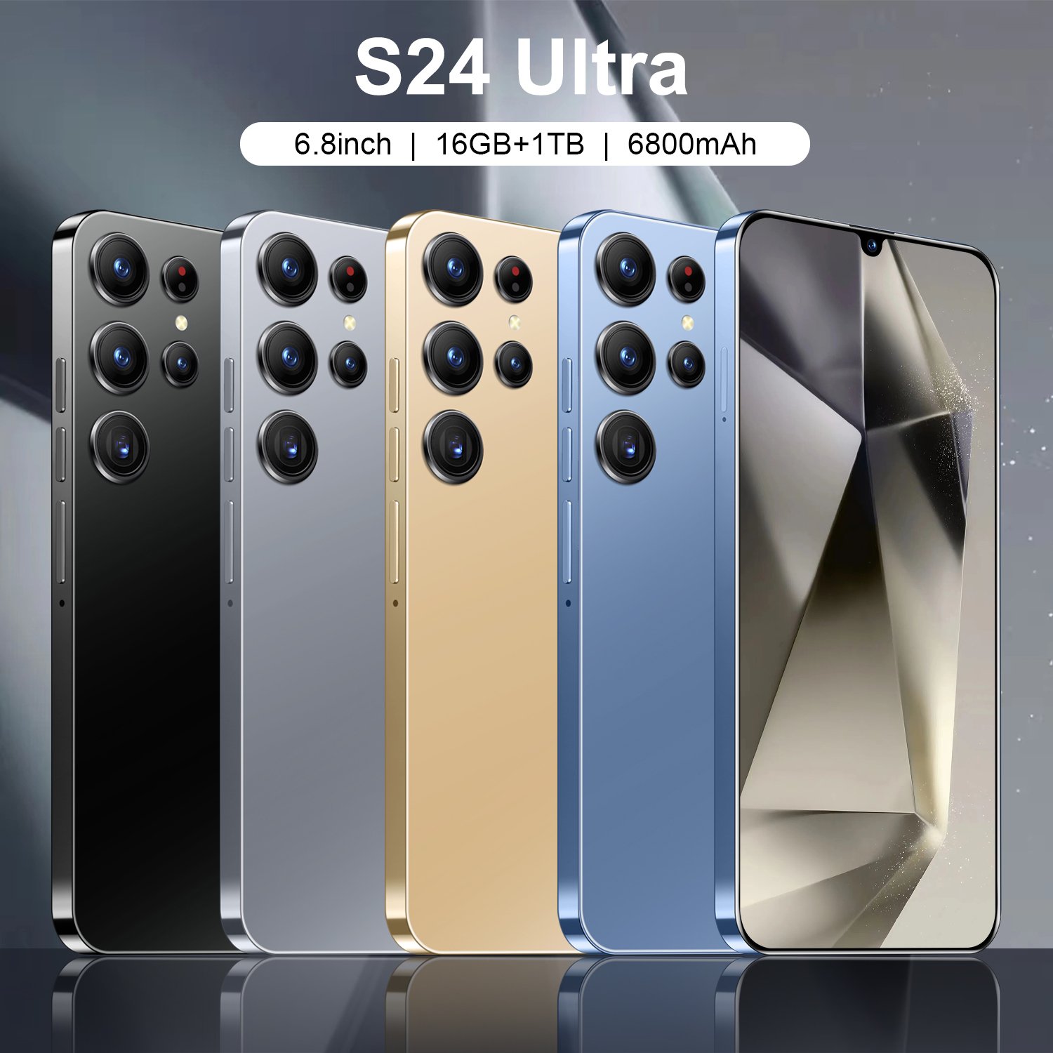 Original 5G Smartphone S24 Ultra 7.2 inch Big Screen 12GB+516G B Smartphone 5G Android 13 FOR Brand New Clone S24 Ultra