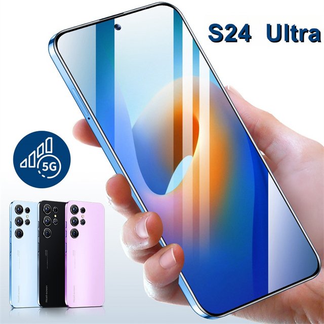 New Dual Sim Card 1440*3200 Pixel 4G 5G Smartphones Sansung Galaxy S24 Ultra 45w Fast Charging 200mp Rear Camera Mobile Phone