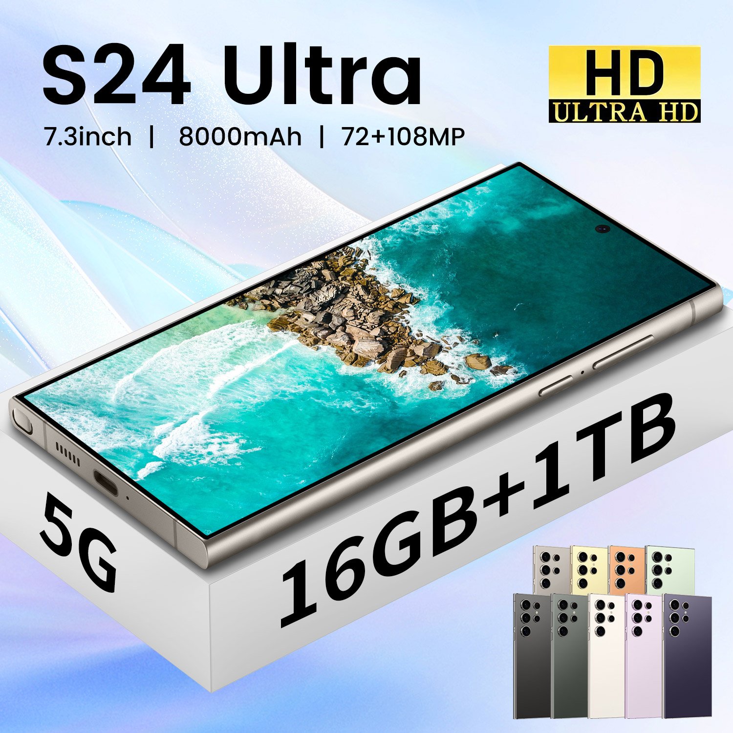 2024 New 5g S24 Ultra+ 7.3inch Tecno Camon 20 Pro Cellphones X4 Pro Android13.0 Mobile Phone 3/4/5g Smartphone