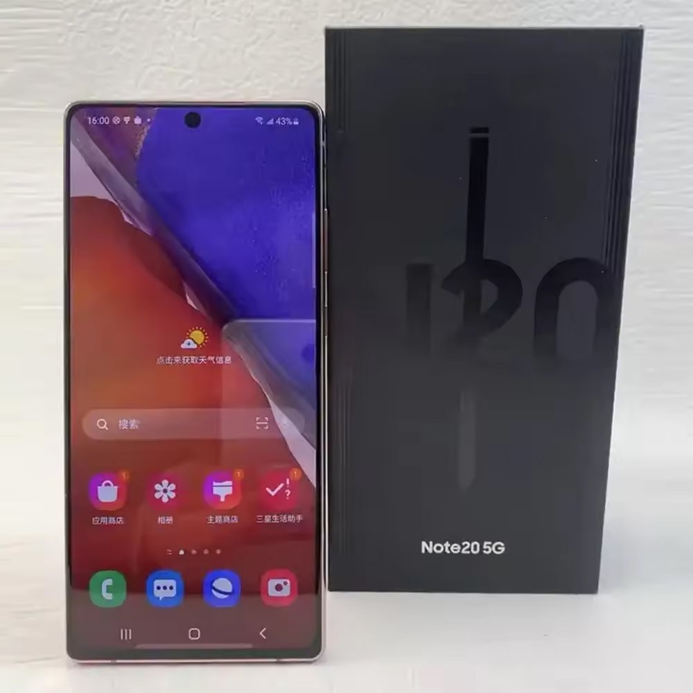 Original 98% new For Samsung Note 20 5G smartphone Us Version 1SIM 256GB Android Telefonos Note 9 10 plus