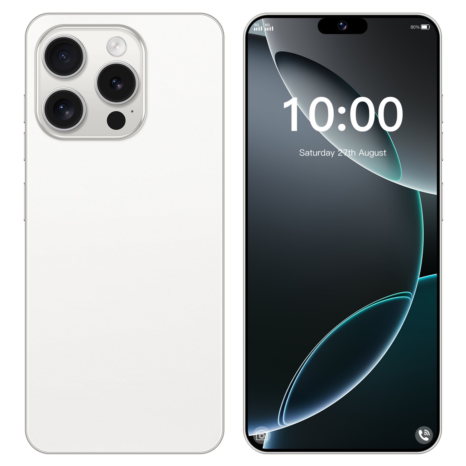 2024 Original 16 Pro Max Smartphone 6.8 Inch Full Screen 12GB+512GB Android 4G 5G Dual Sim Wifi Bt Fm Gps 4G+5G Mobile Phone