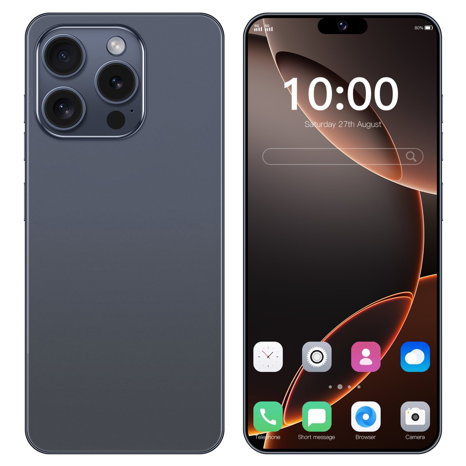 2024 Original 16 Pro Max Smartphone 6.8 Inch Full Screen 12GB+512GB Android 4G 5G Dual Sim Wifi Bt Fm Gps 4G+5G Mobile Phone