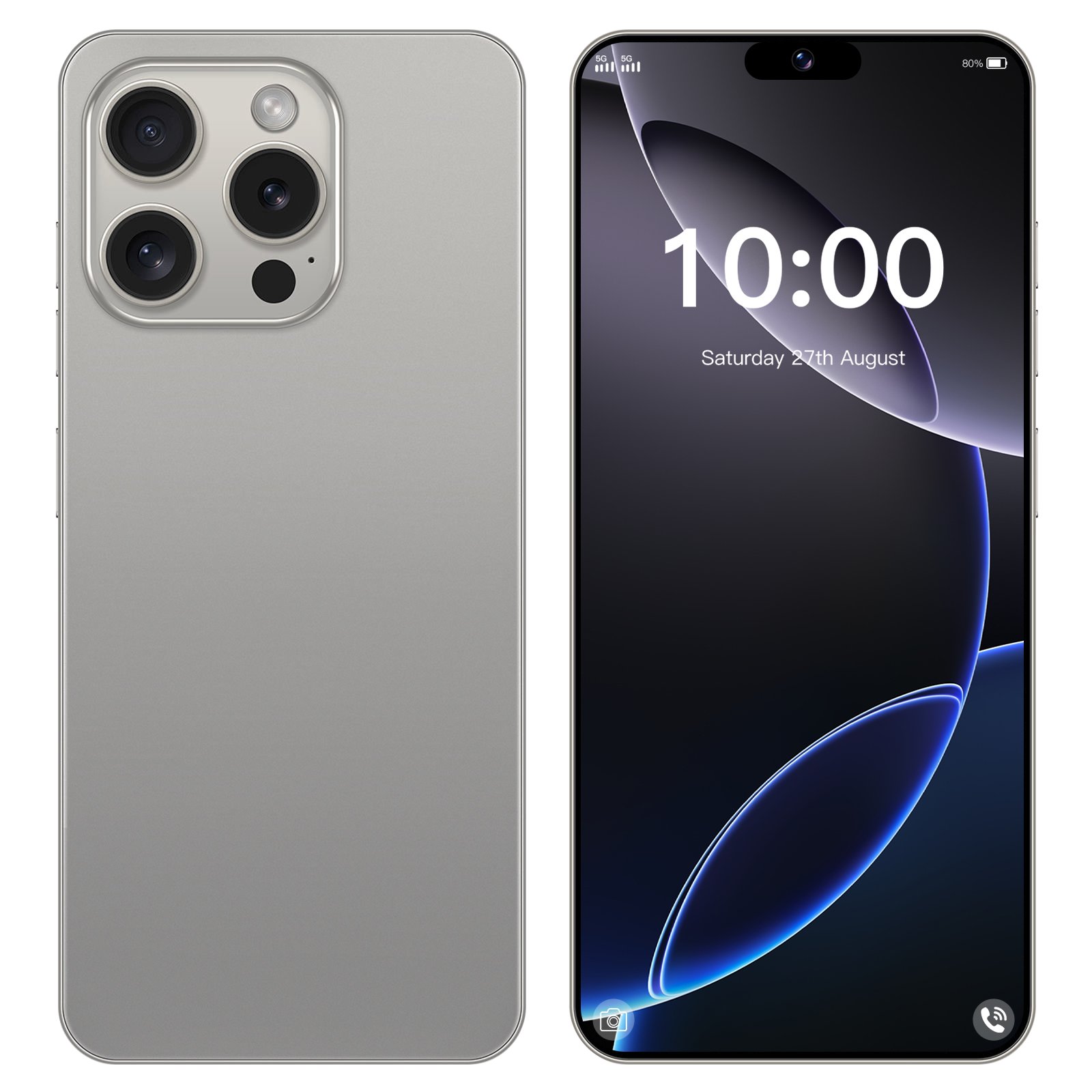 2024 Original 16 Pro Max Smartphone 6.8 Inch Full Screen 12GB+512GB Android 4G 5G Dual Sim Wifi Bt Fm Gps 4G+5G Mobile Phone