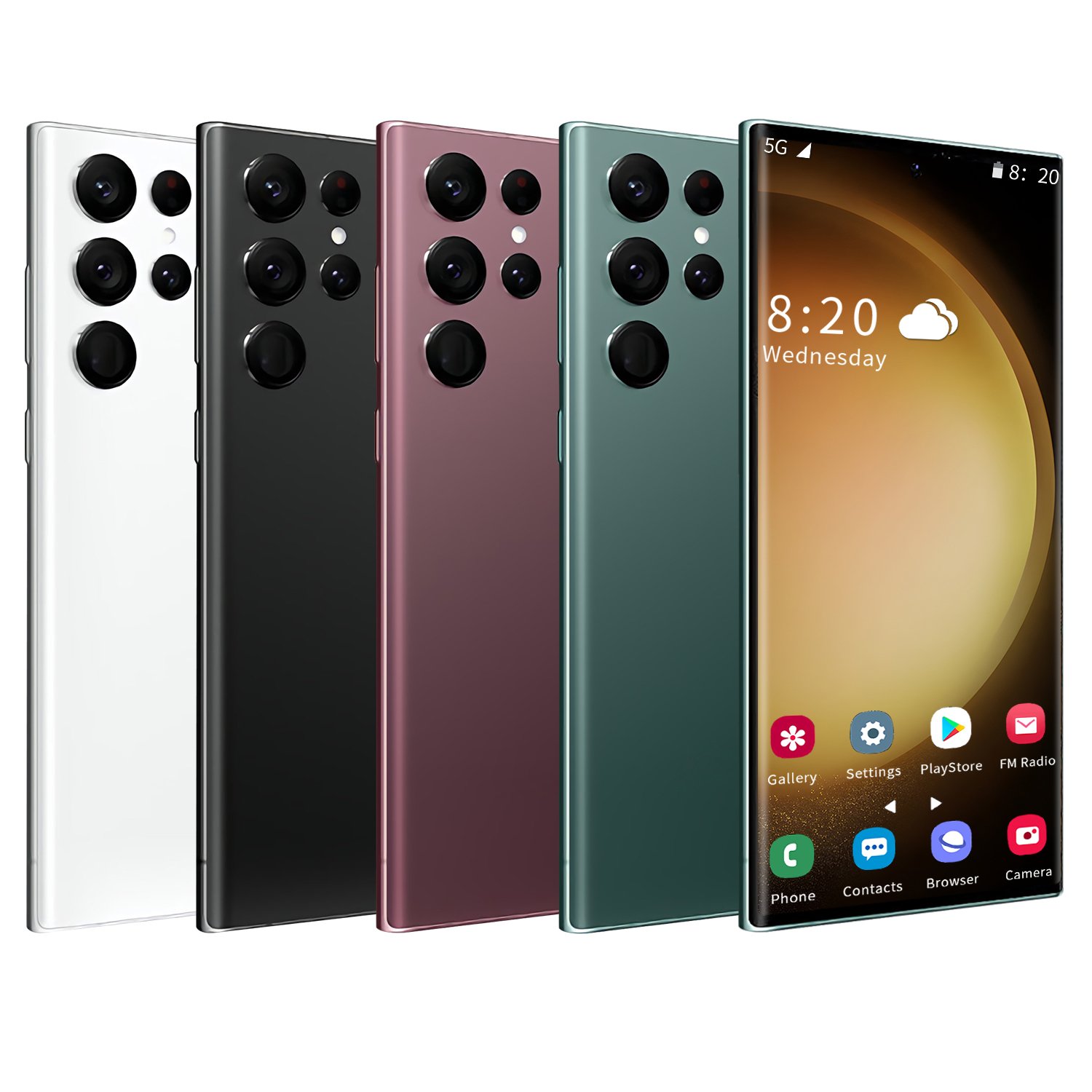 2024 NEW S23 Ultra 3+64gb Unlocked mobile phone s23 Ultra .8 inch 4000mAh Smart Mobile Phones
