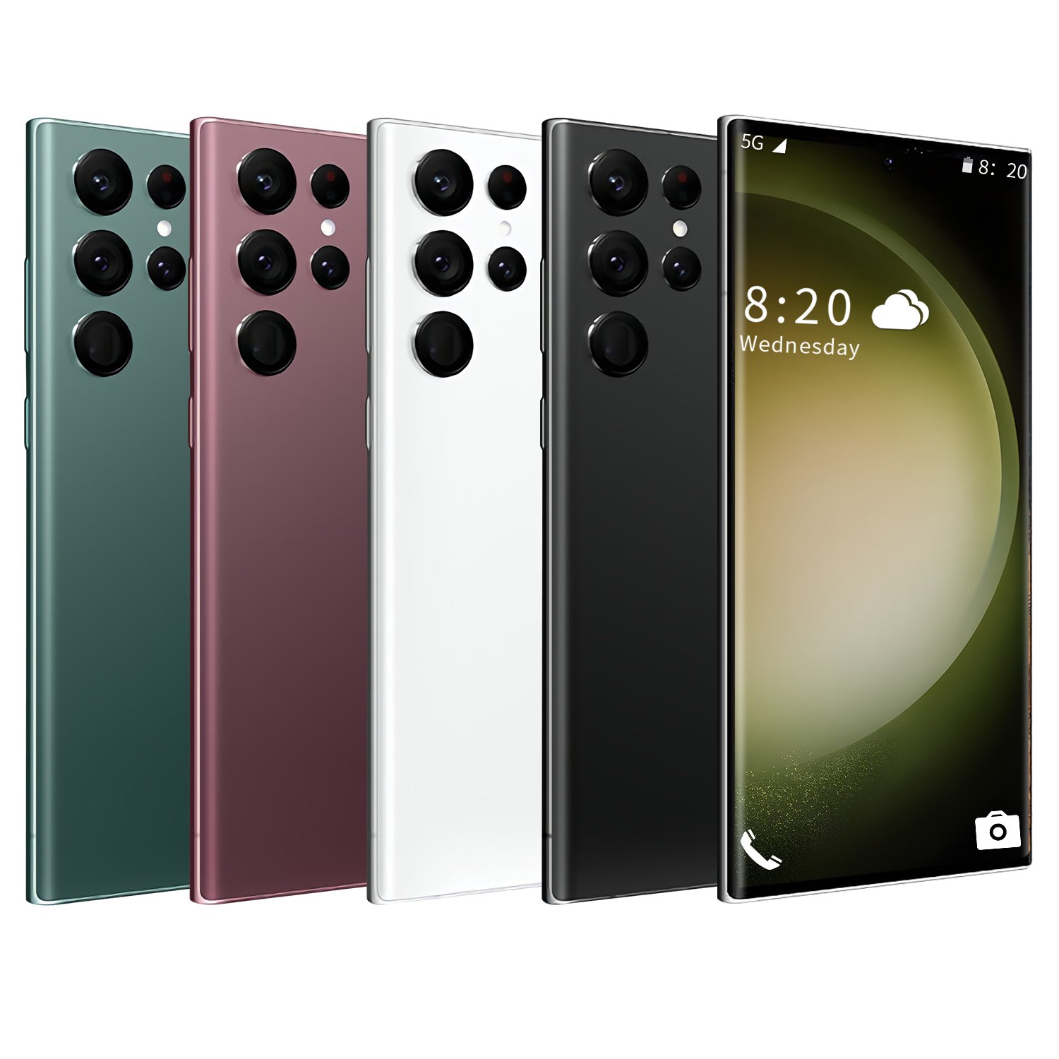 OEM S24+ultra Phone High Q Phone Android 13 Global Version Unlocked 4g 5g Smartphone LCD Screen Mobile Phone