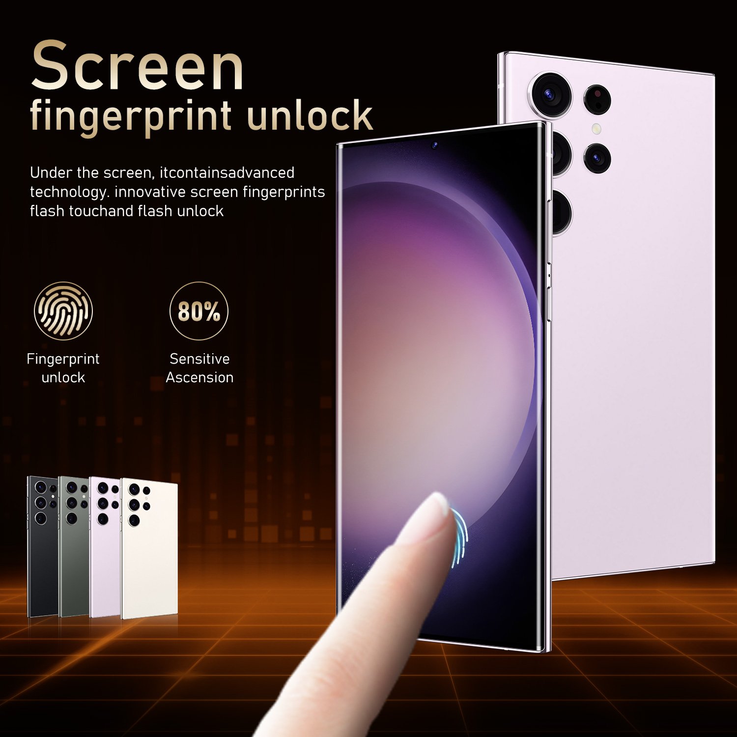 New Global version S23 Ultra 7.3-inch Big screen 5G smartphone 16GB+1TB dual SIM Android mobile phone