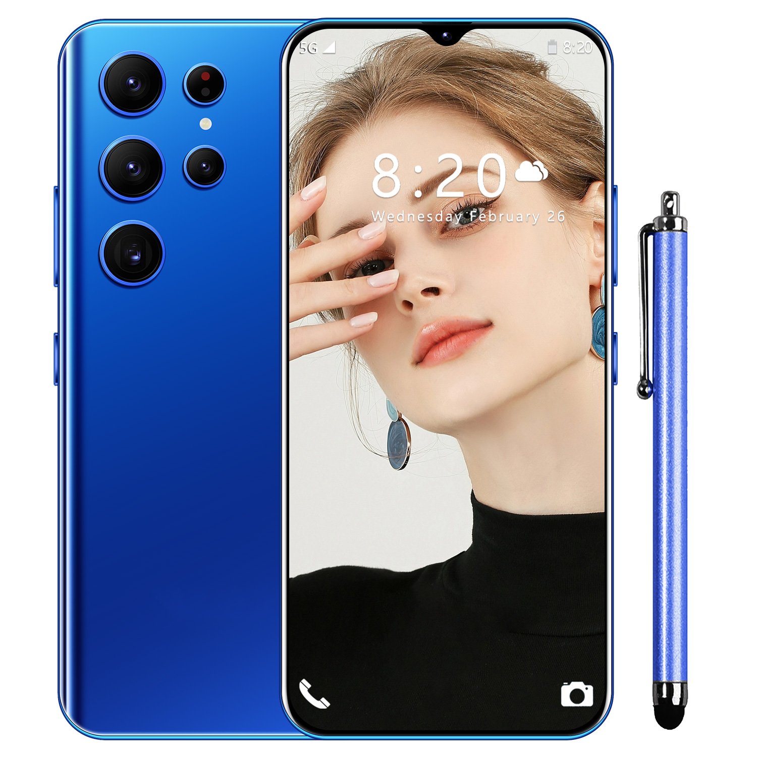 New OriginalS23 Ultra 6.53 Inch Big Screen 16GB+1TB Dual Sim GSM Cellular Android 8.1 5g Smartphone 6.5inch Unlocked Dual Card