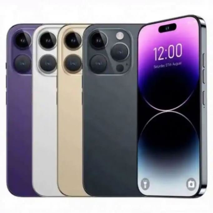 Clone Mobile Phone I Telephone I15 Phone Version 15 Pro Max Smartphone 6.8 Inch 16+1T Android Mobile Phone New Arrival