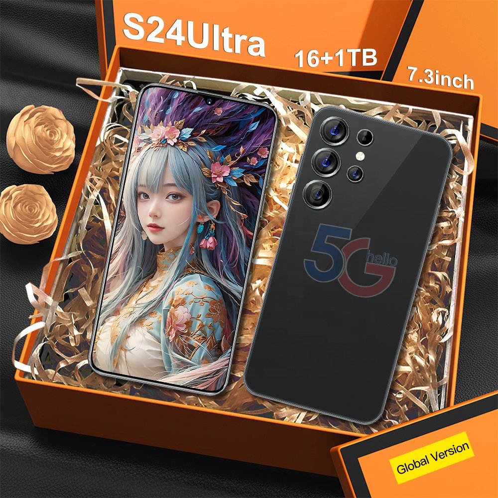 Cheap 2024 Brand New Original s24 ultra 5g smartphone S24 Ultra Phone 16G 1T 7.3inch Mobile Phone Android 13 Cell Phone