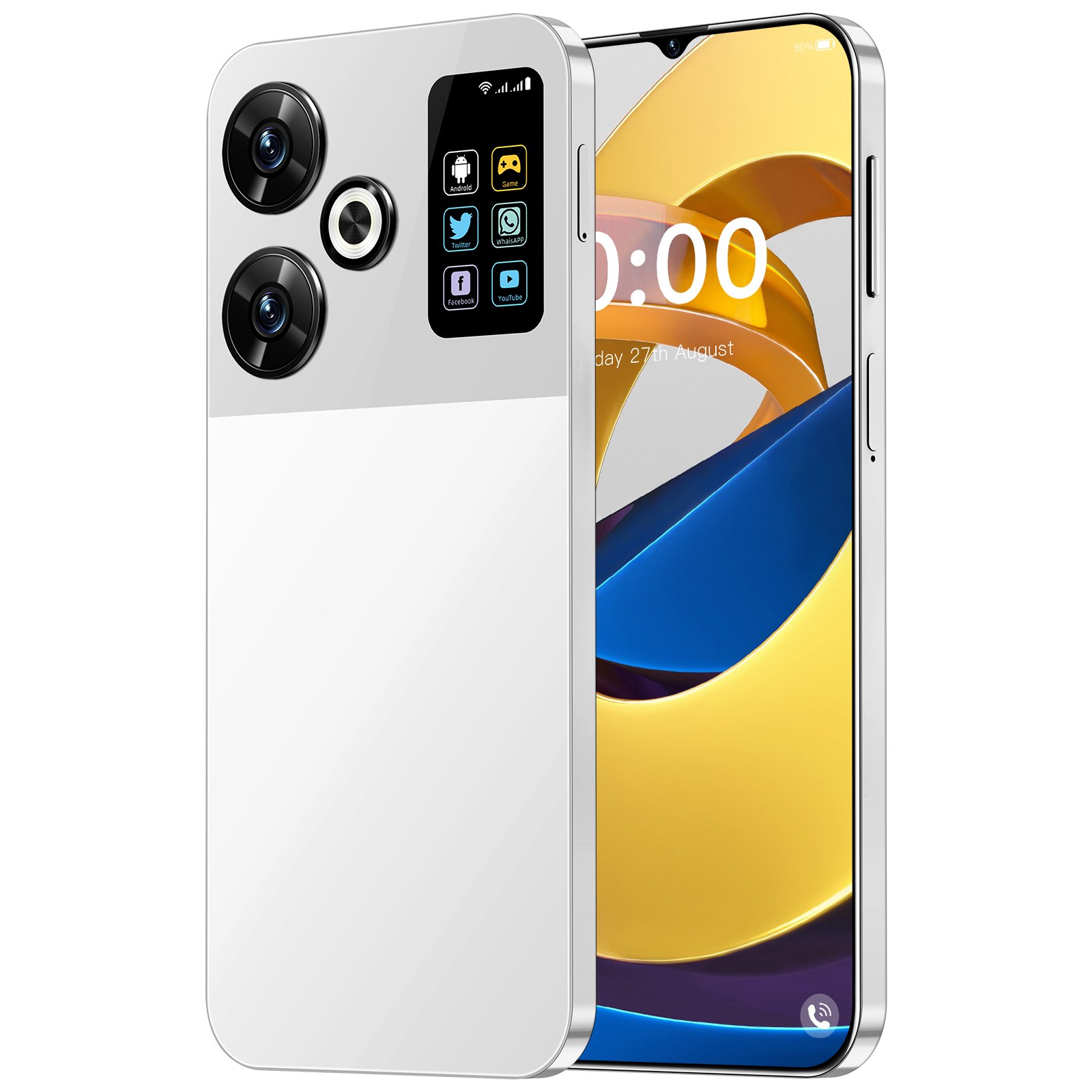 High-End Wholesale M6 5G Android 5G Smartphone 16GB+1TB Dual SIM Face and Fingerprint Unlock