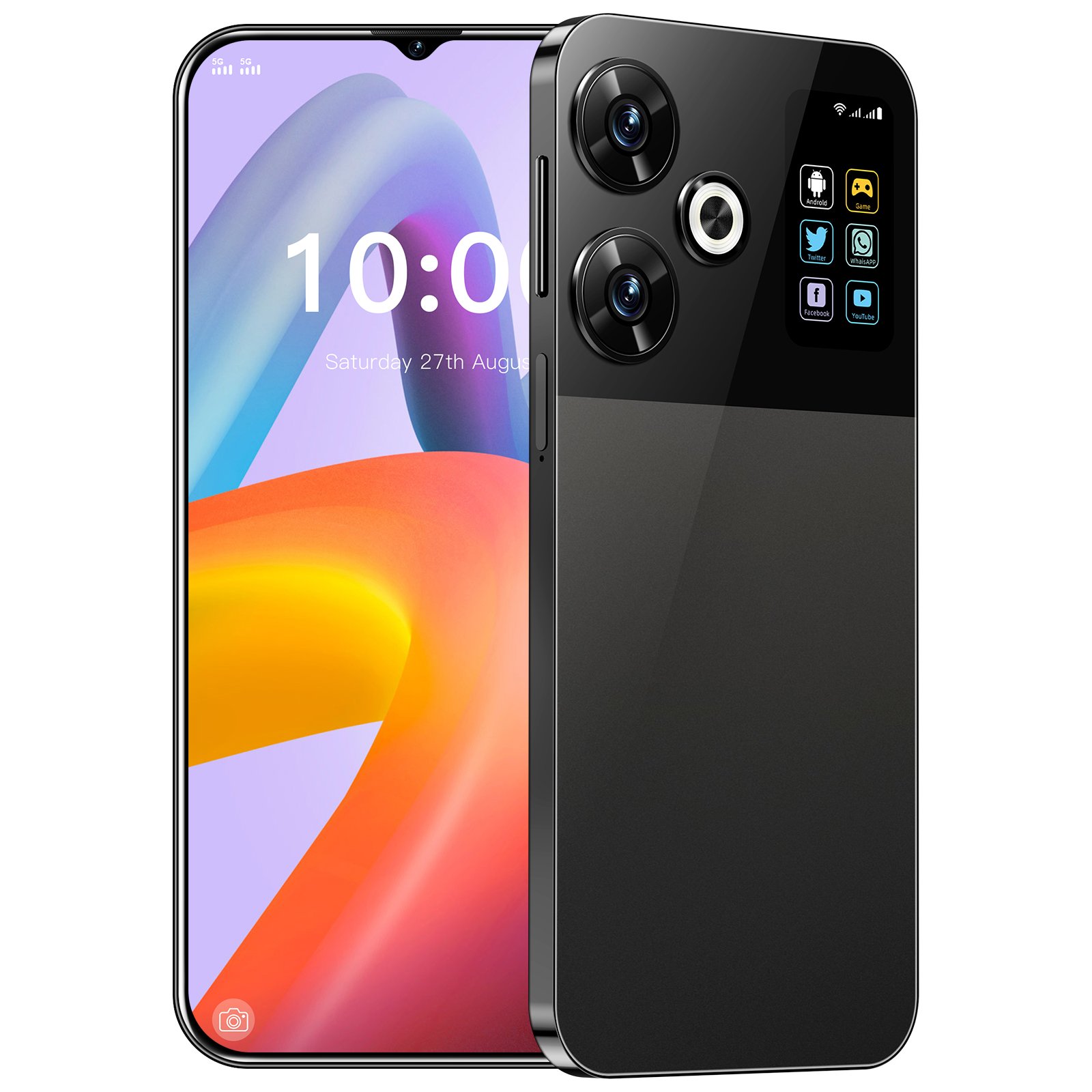 High-End Wholesale M6 5G Android 5G Smartphone 16GB+1TB Dual SIM Face and Fingerprint Unlock