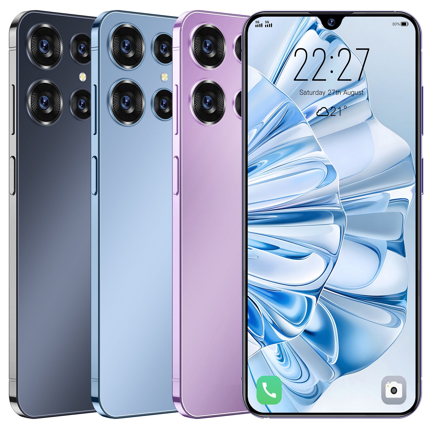 S24 The Ultimate 7.3 Full Display Android 5G-Smartphone with 16GB RAM 1TB Storage and 10-Core Power