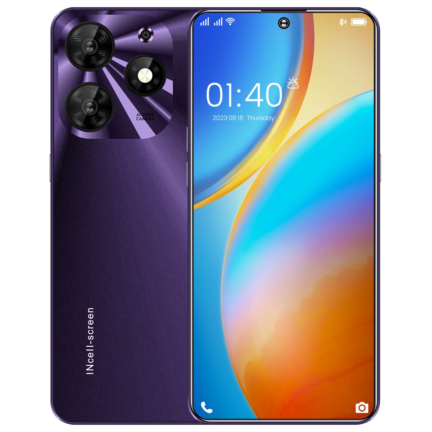 Hot selling 5G smartphone 7.0-inch high-definition dual card facial recognition fingerprint recognition smartphone
