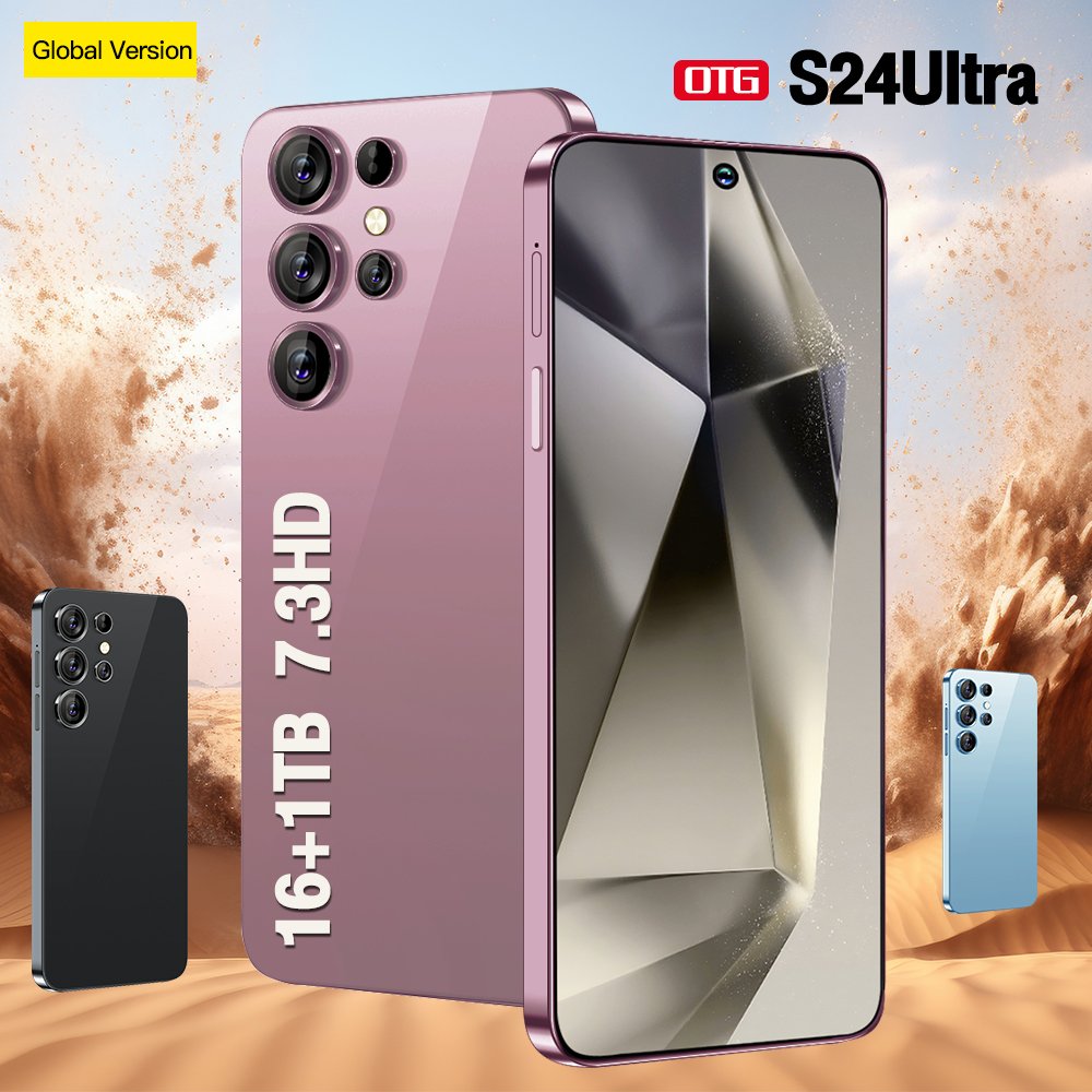 2024 Brand New S24 Ultra Phone 6.8 inch 512GB 4G 5G Smartphones Have Logo And Original Packing for Clone Version S24 ultra