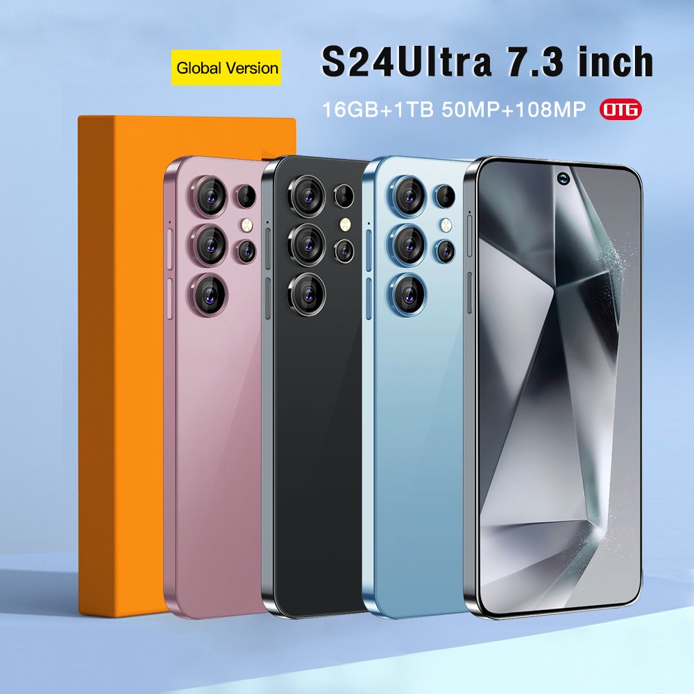 2024 Brand New S24 Ultra Phone 6.8 inch 512GB 4G 5G Smartphones Have Logo And Original Packing for Clone Version S24 ultra