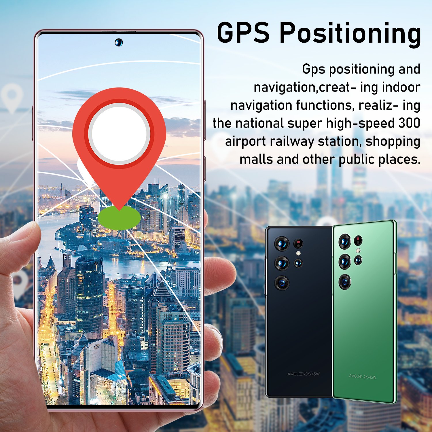 2023 New Mobile Phones 7.3 inch 16GB+1T 4G 5G Smartphones With Stylus 5 Cameras Face ID Unlocked Cellphones S22 Ultra