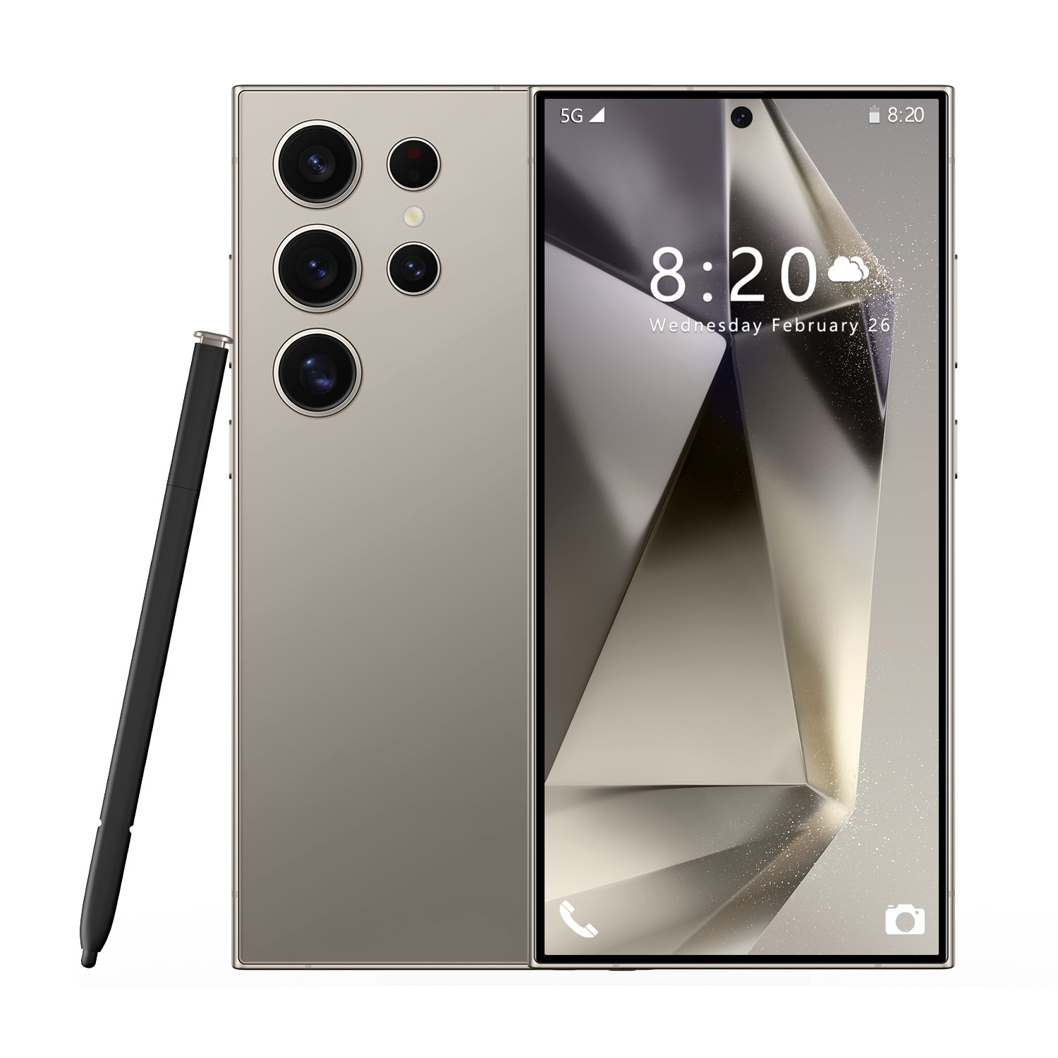 New Global S24 ULTRA Cell Phone 7.3 Inch Big Screen 5G Smartphone 16GB+1TB Dual SIM Android Mobile Phone S24 ULTRA