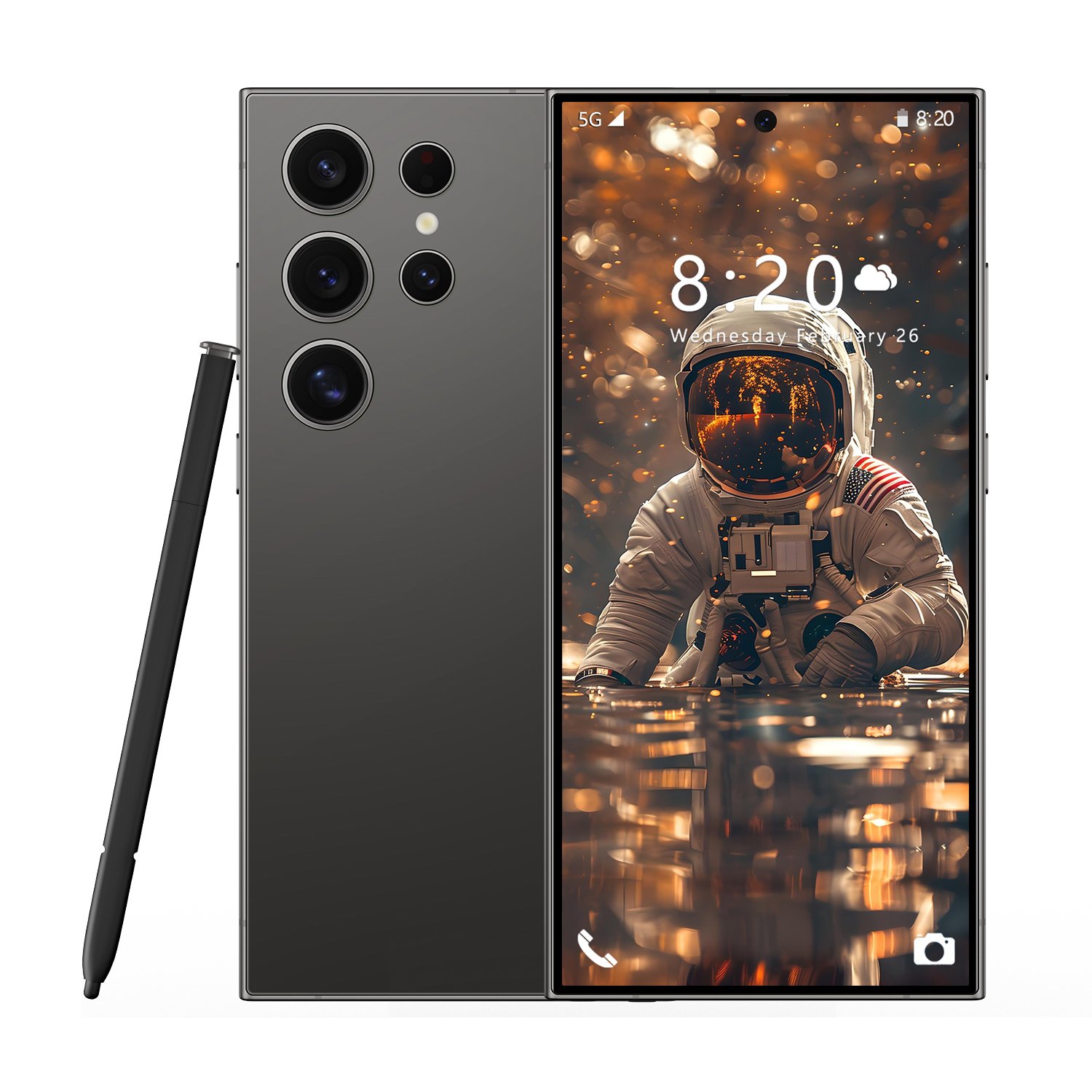 New Global S24 ULTRA Cell Phone 7.3 Inch Big Screen 5G Smartphone 16GB+1TB Dual SIM Android Mobile Phone S24 ULTRA