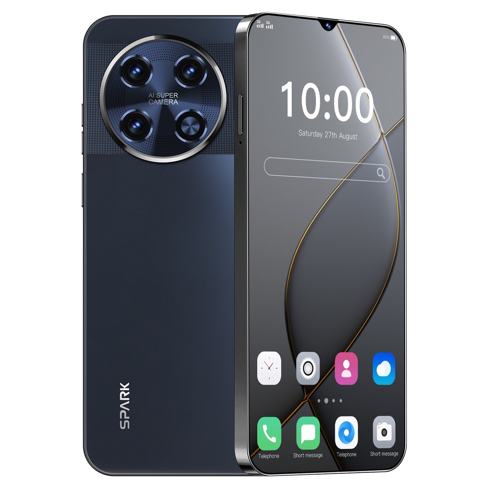 Factory Direct 7.3 inch Android Smartphone 16GB RAM/1TB Storage 6800mAh Battery Dual SIM MTK Processor 5g mobile phones