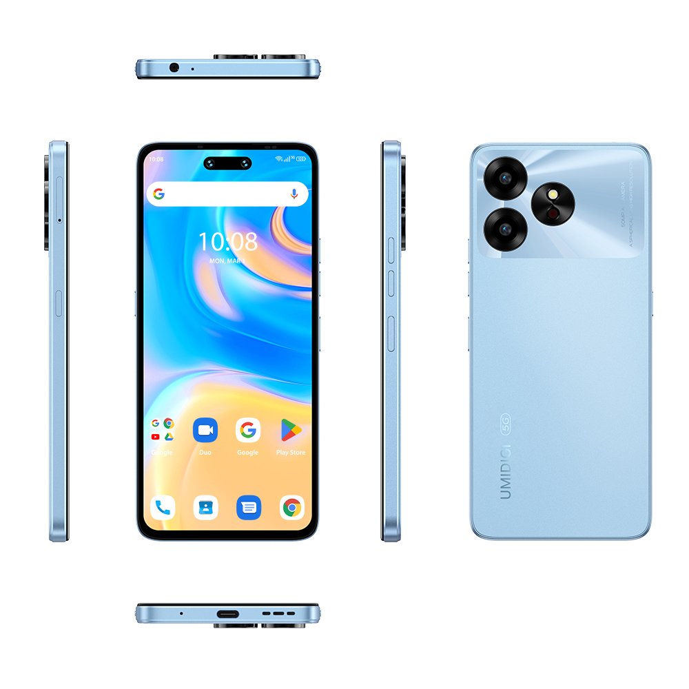 High quality original Umidigi G6 5G smartphone 6.57-inch 50MP camera 5000mAh NFC night vision camera 12+128GB 5G mobile phones