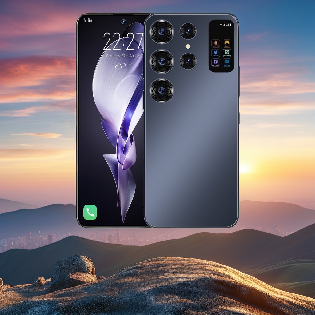 S24 Ultra Smartphone 4+128 GB Unlocked Android 8.1 Dual SIM Waterproof Gaming Smart Screen Global Version 512 GB ROM for SAMSON