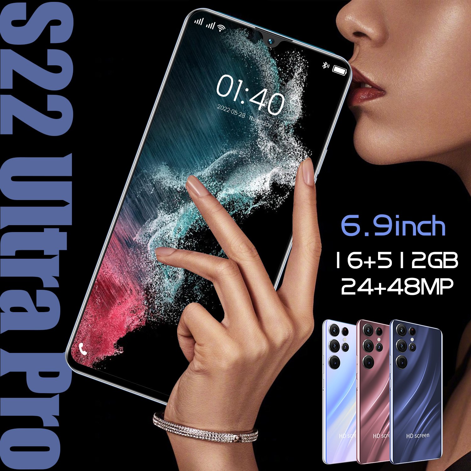2023 Original Android S23 Ultra SmartPhone 16GB+1TB Mobile Phone Cell Gaming Phone 5G Smartphone 3G&4G Smartphone