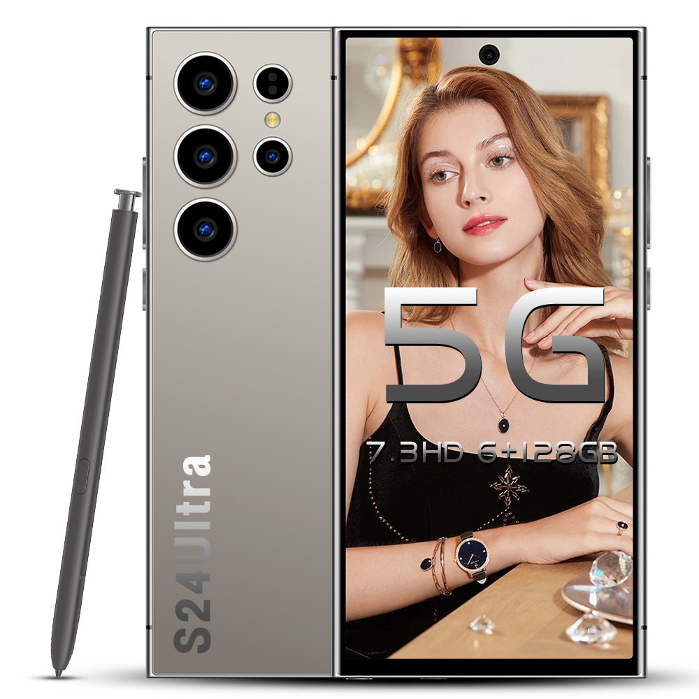 Hot Selling S24 Ultra 6.8 Inch Phone Full Display Android 12 Mobile Cell 5g smartphone