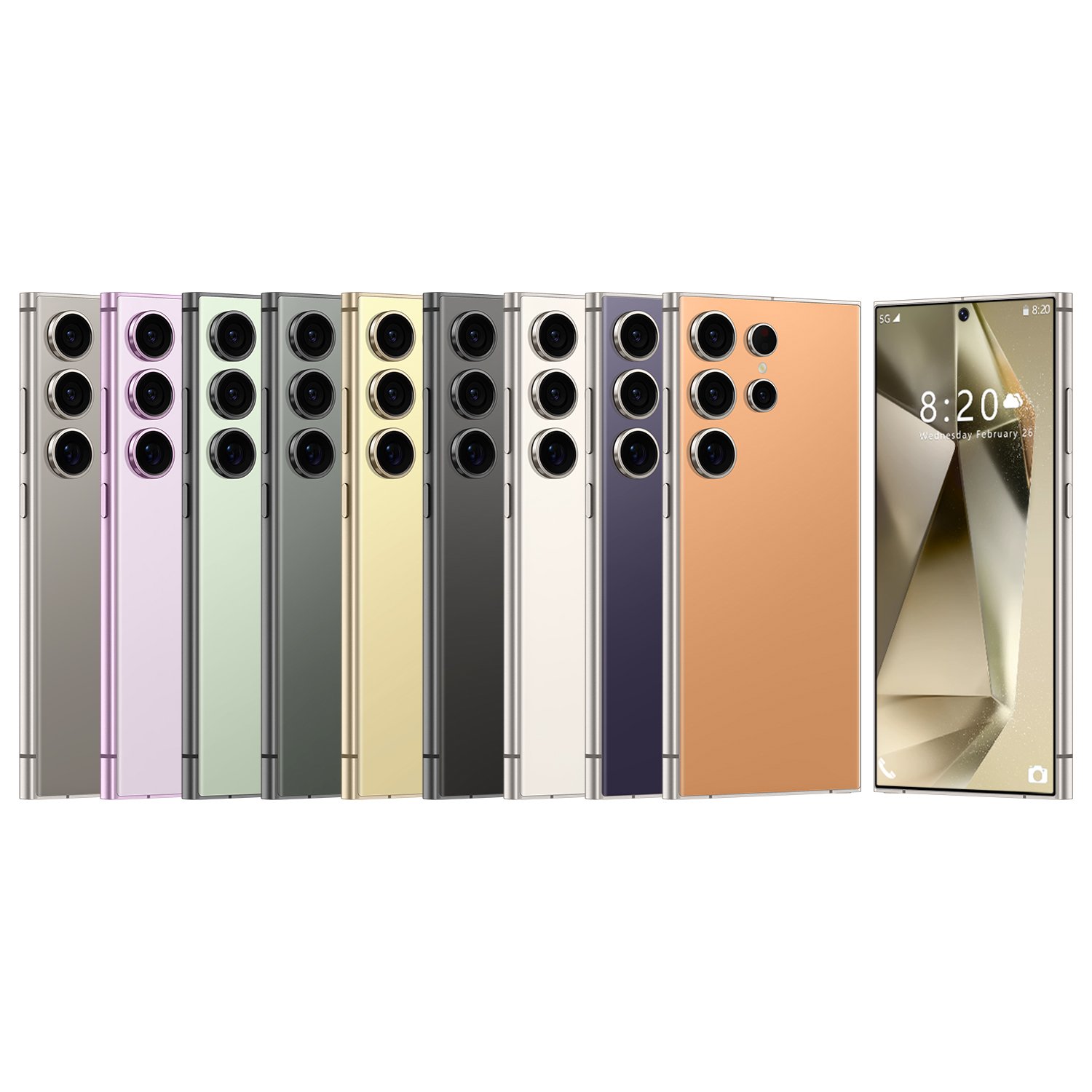 Sansun Brand New S24 Ultra 5g Smartphone Cellphone 0riginal 7inch Big Battery Unlocked Dual Sim OEM Hd Beauty New Gaming phone