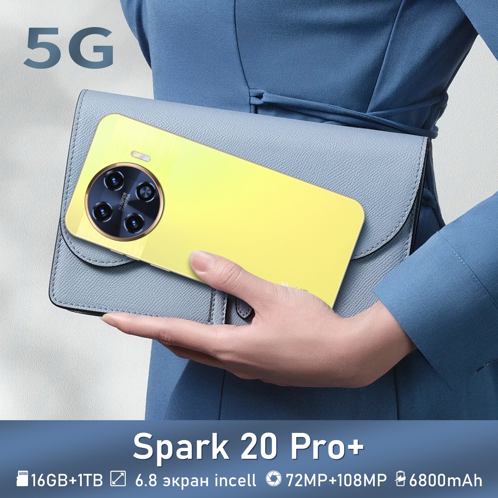 OEM 5G Smartphone Dual SIM High-Def Camera Dual SIM Android mobile phones