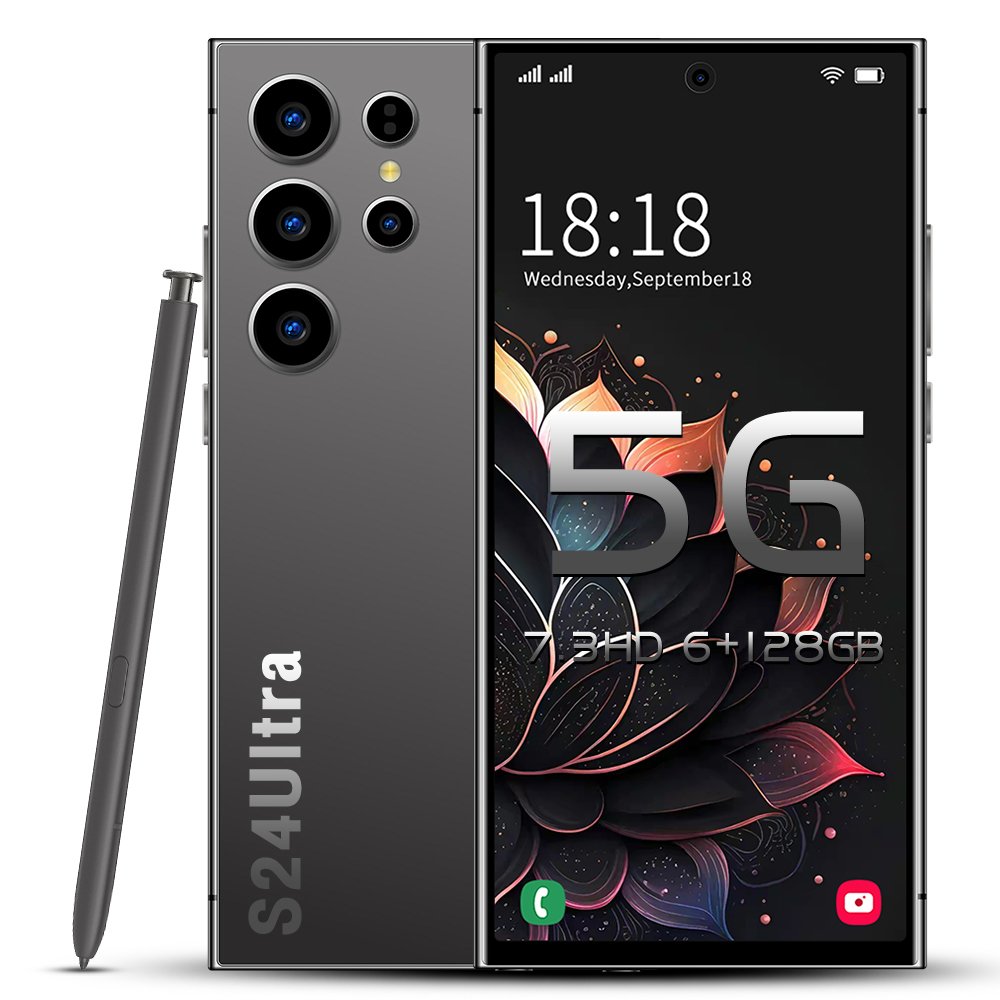 6+128G Galaxy S24 Ultra smartphone 7.3inch telephone Fast Charging Unlock S-Pen 4G WIFI android S23 S24 mobile phone