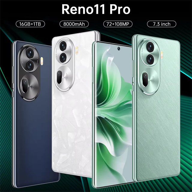 Brand New Android Smartphones 4G RENO 11 Pro 64gb phone 4-Core Global Version Cellphones Mobile 4G RENO 11 Pro Smart phones
