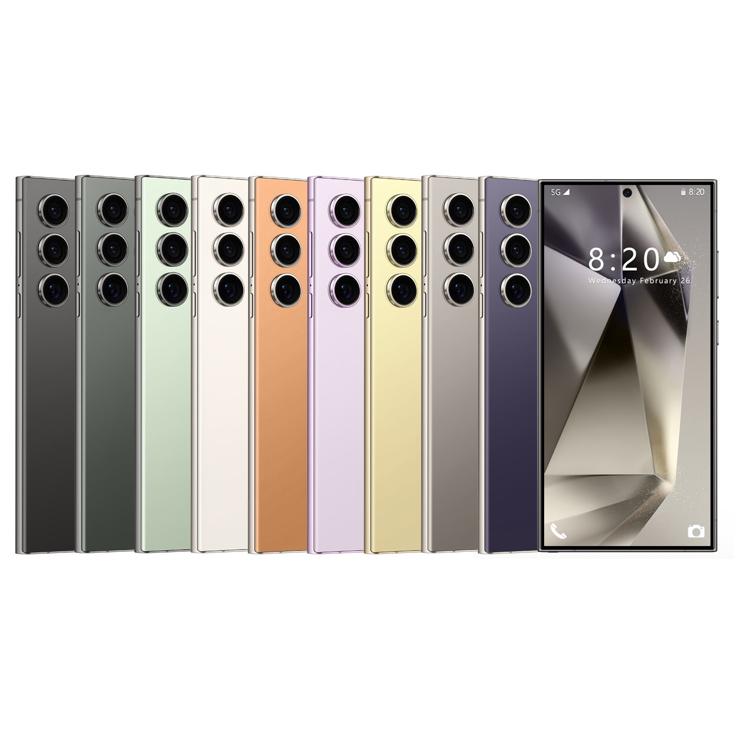 Graduation Gift 2024 Global version S24 Ultra 5G AI Mobile Phone Big Screen HD Video Cell Android Phone support ChatGPT