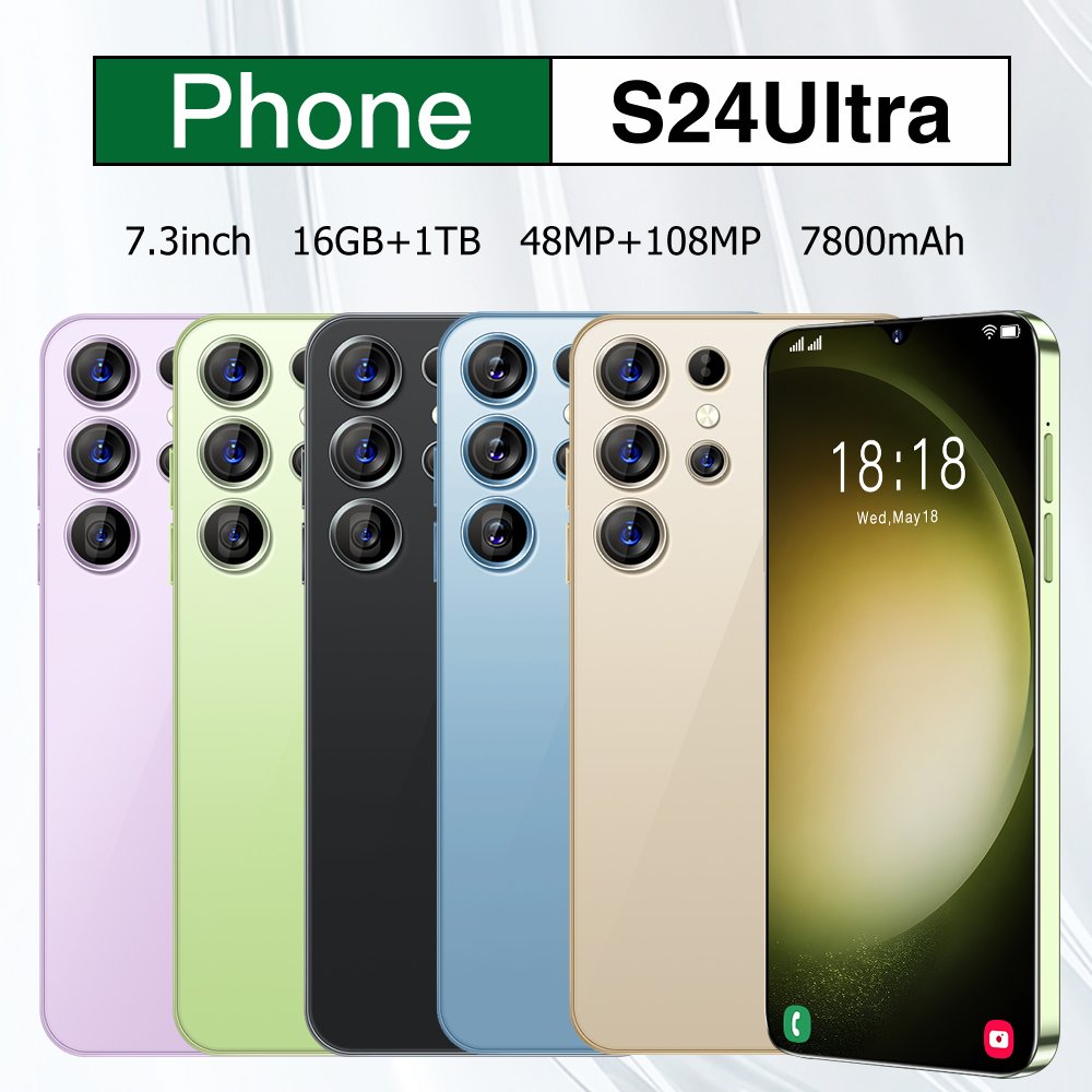Original phones samsun s24 ultra Smartphones For s24 ultra 16GB+1TB 5G Dual SIM Cellphone Mobile Phone s24 ultra 5g smartphone