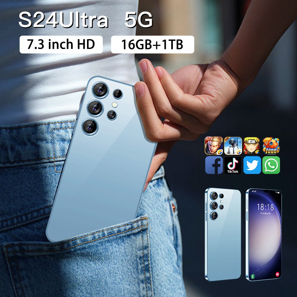 Original phones samsun s24 ultra Smartphones For s24 ultra 16GB+1TB 5G Dual SIM Cellphone Mobile Phone s24 ultra 5g smartphone