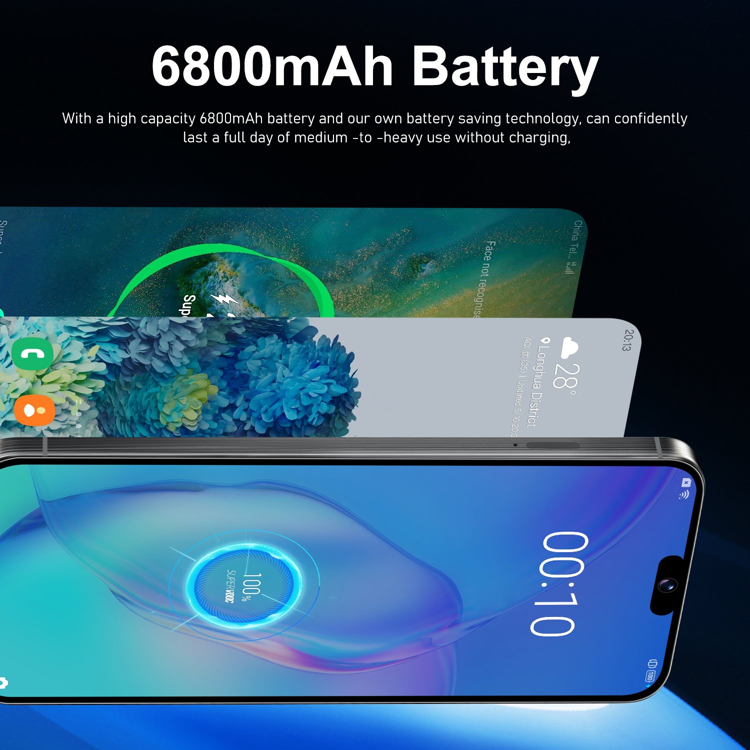 Original i For Phone 16 Pro Max Cell Phone Smartphone Telefone i16 Android Feature 5G Smartphone Gaming Mobile Phone