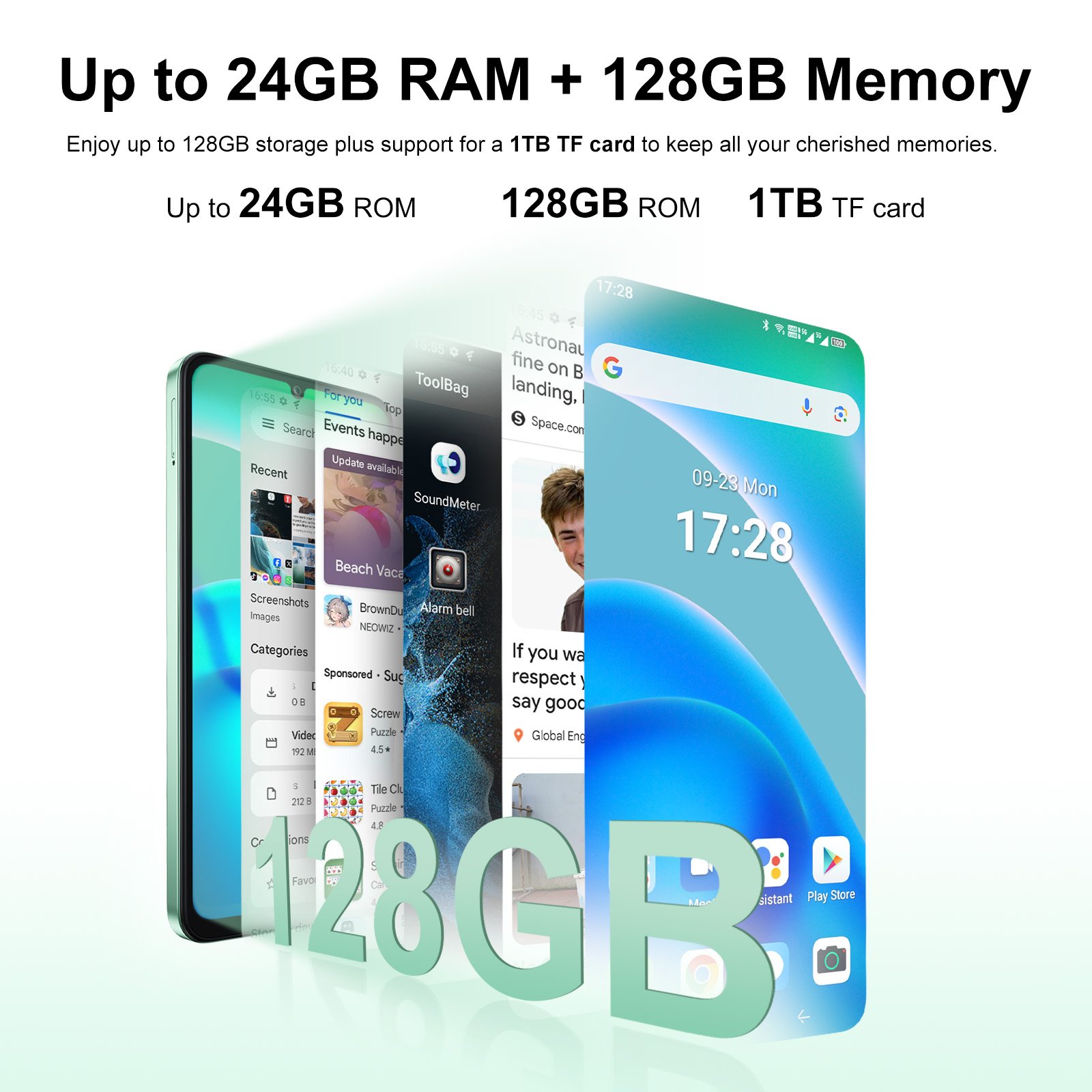 FOSSiBOT Android 14 mini mobilephone mobile 5g smartphone