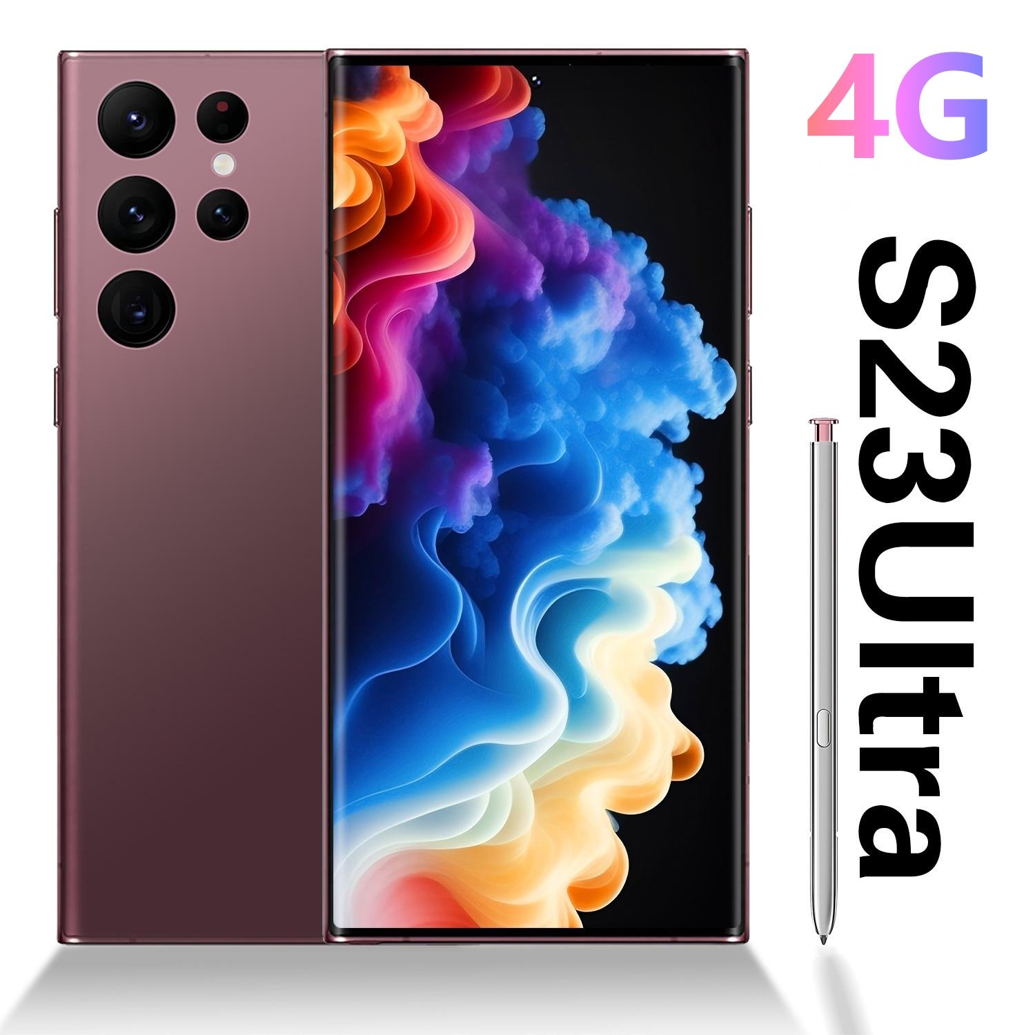 best selling S23 Ultra smartphone 6.8 inch telephone Large Battery S-Pen 4G WIFI android S23 S24 mobile phone