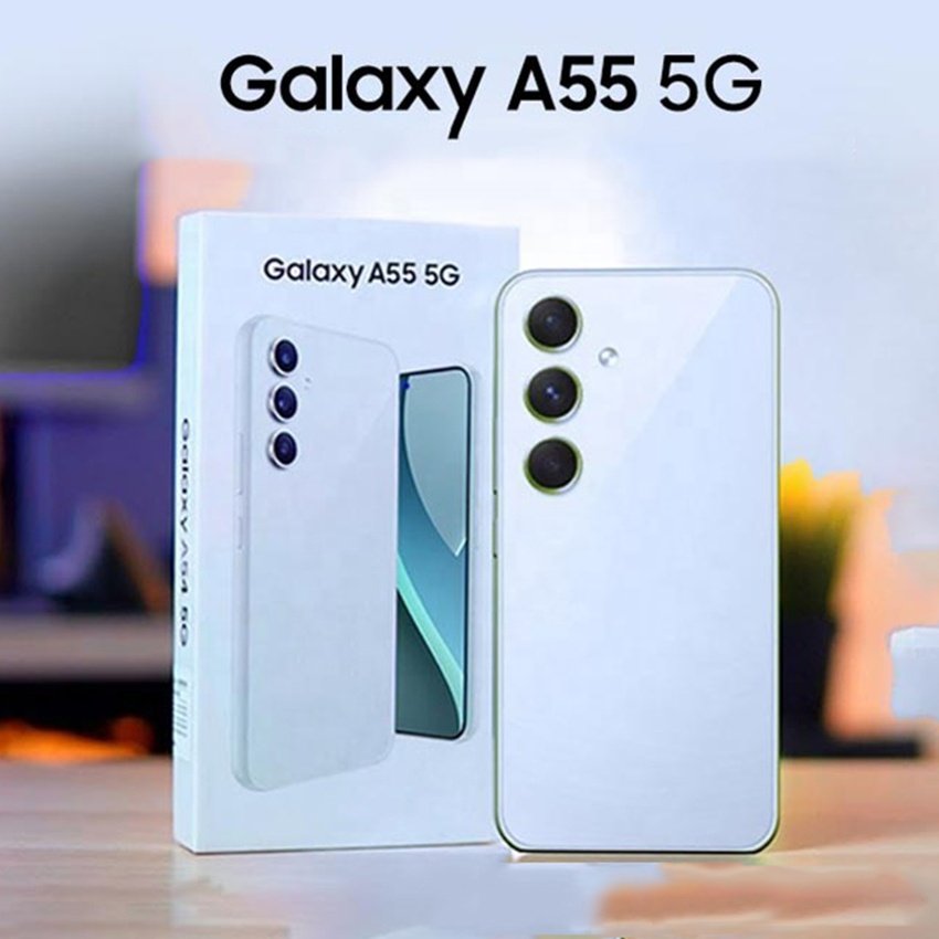 1 Year Warranty Android Mobile Phone A55 5g Smartphone 6.6 Inch 5000mah 12gb+256gb Used Phone Wholesale For Samsung