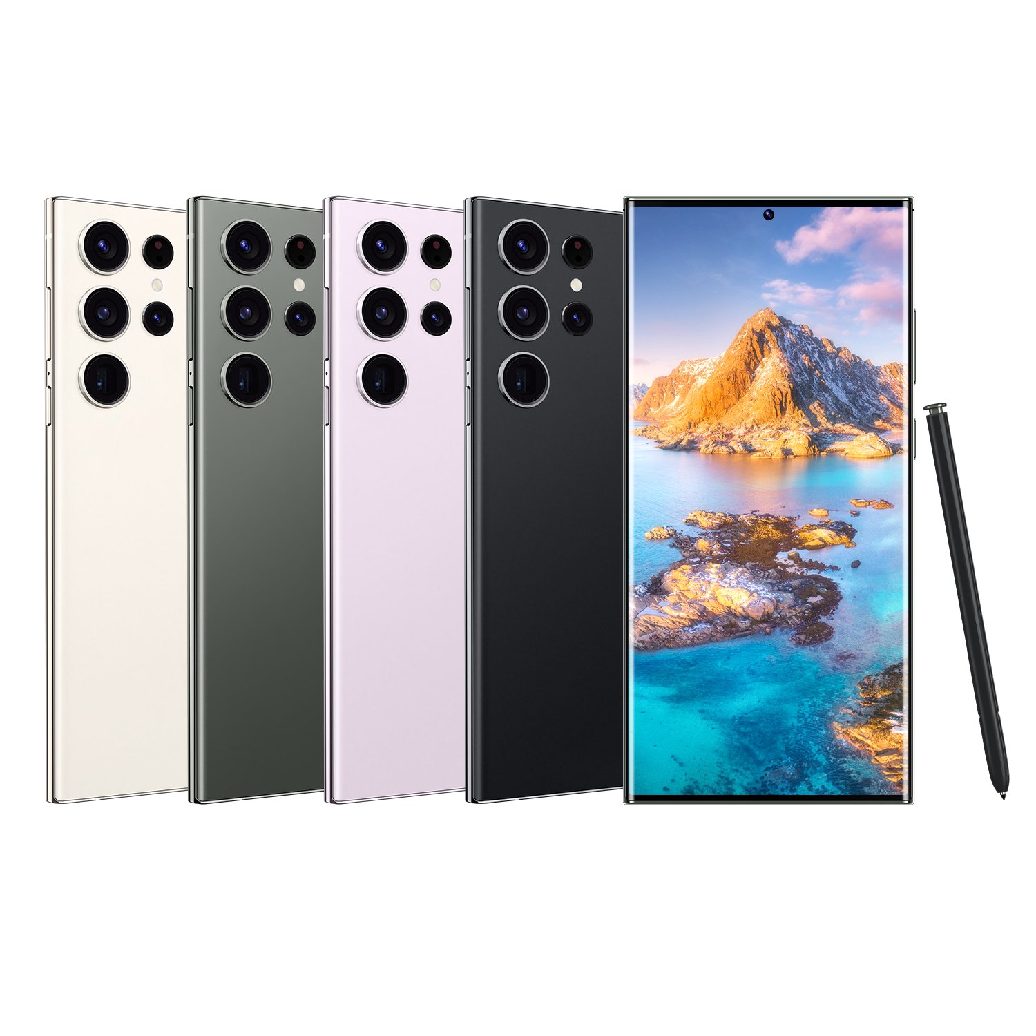  Unlocked Original Custom S24 Ultra Cell Phone Big Screen 5G smartphone 16gb + 1TB mobile phones Android13.0