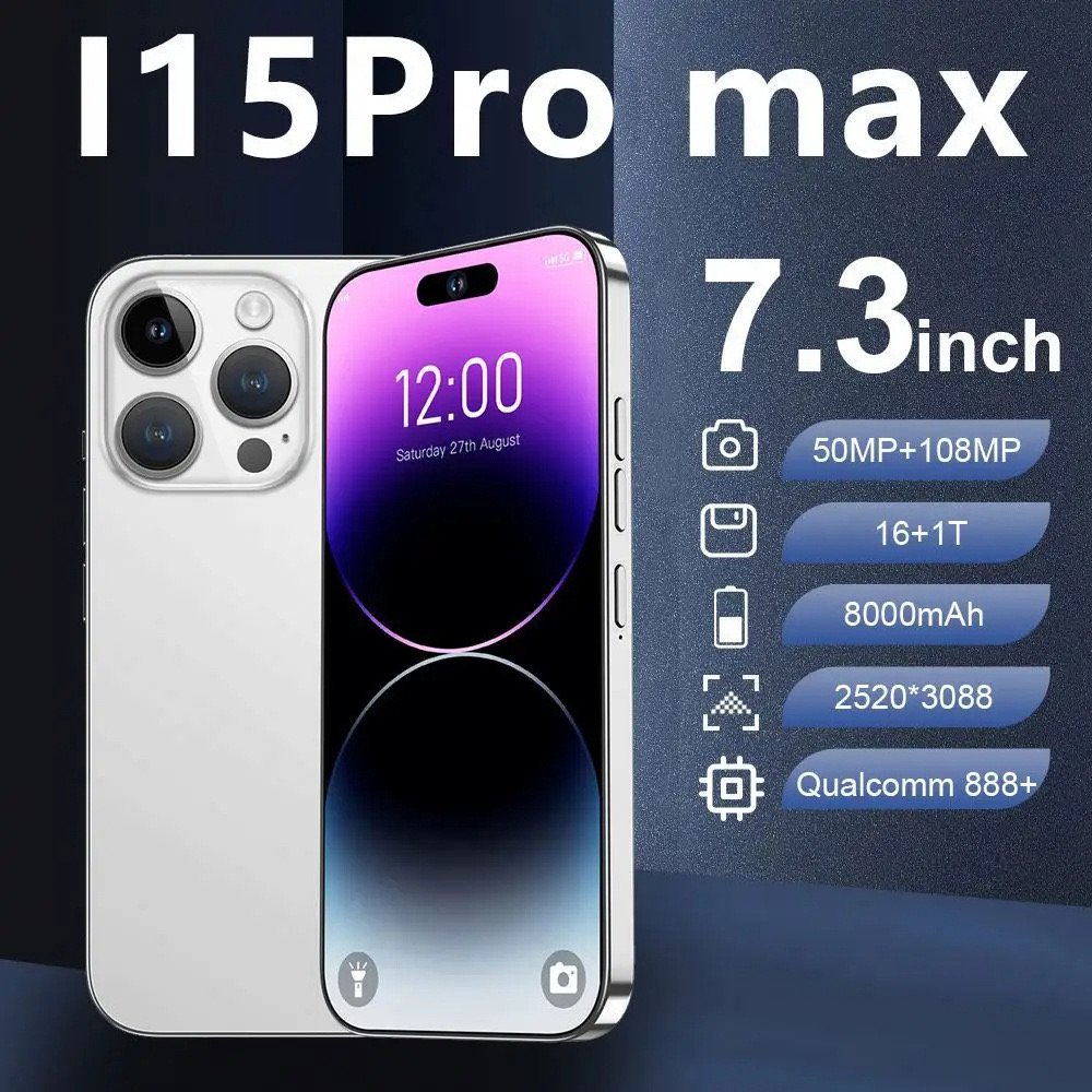 Best Smartphone 15 pro max 4G 5G smartphone 6GB+128GB unlocked cell phone 15 pro max with true memory