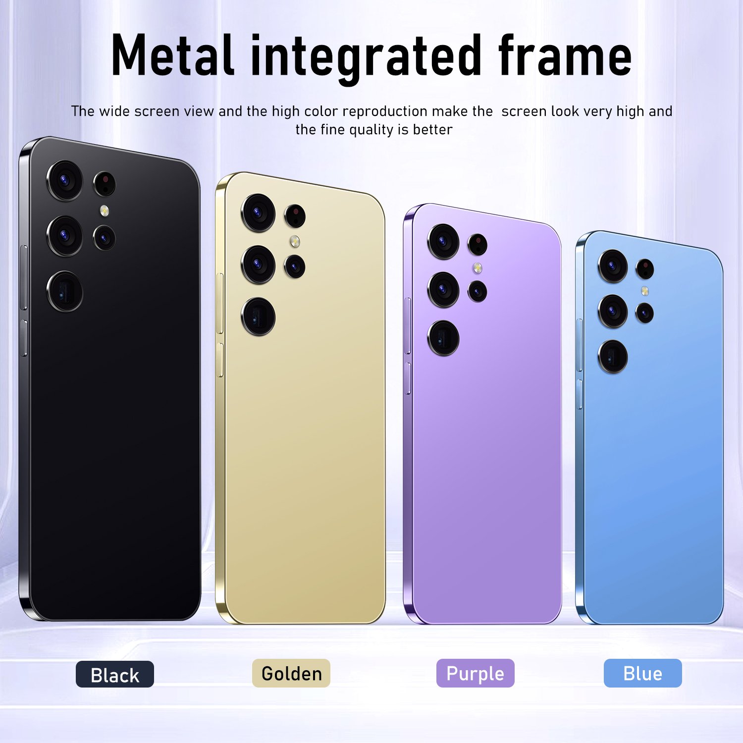 2024 New Style S24 Ultra Phone Original 6.8 Inch HD Screen 4G 5G smartphones Face unlocked 5000mAh for brand new s24 s24 ultra