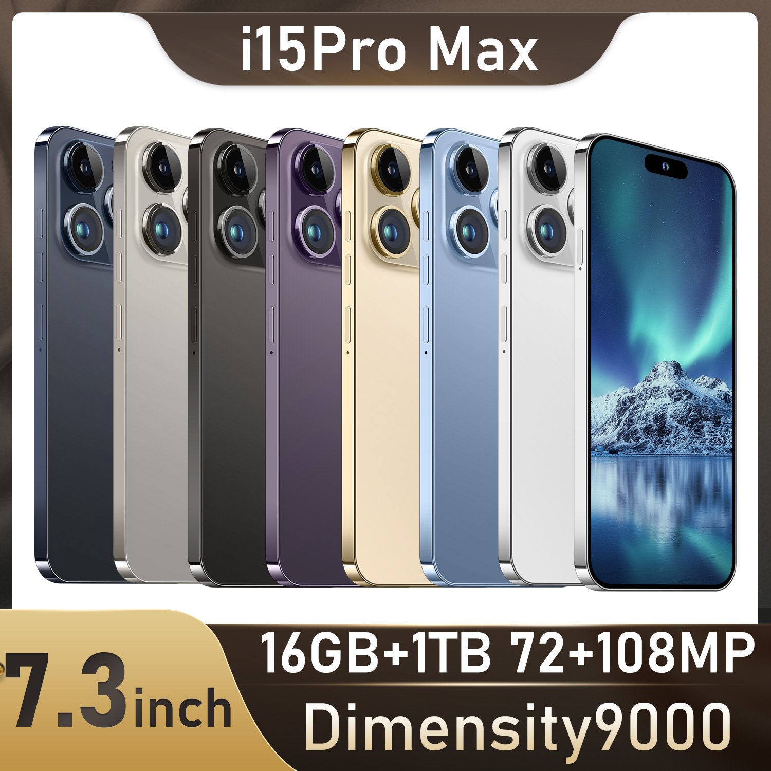 New i For Phone 15 Pro Max teleefcell Entertainment phone 5G smartphone Smartphone Gaming Android