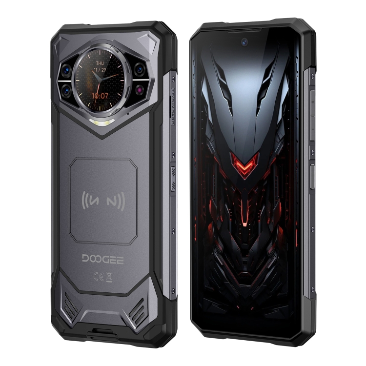 DOOGEE S200 Rugged Phone 12GB+256GB 6.72 inch Multi-functional AMOLED Rear Display Android 14 NFC 5G Smartphone