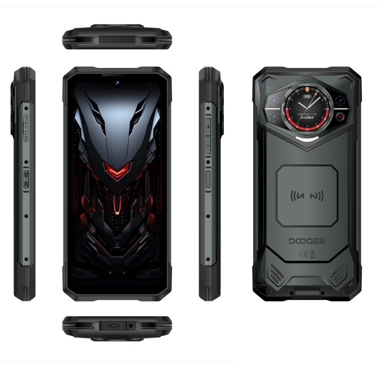 DOOGEE S200 Rugged Phone 12GB+256GB 6.72 inch Multi-functional AMOLED Rear Display Android 14 NFC 5G Smartphone