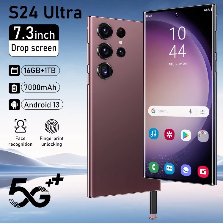 Original phones s24 ultra Smartphones 16GB+1TB 5G Dual SIM Cellphone Mobile Phone s24 ultra Android 13.0 5g smartphone