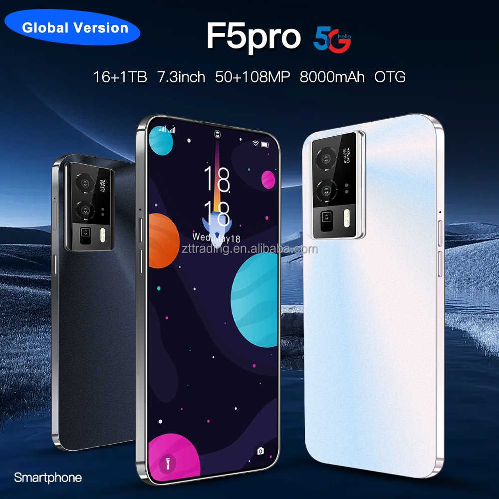 Cheap Telephone Telefone Inteligente Medome Smart Phone original 5G Smartphone F5 Pro Gaming Mobile Phone 16G 1T